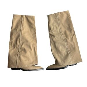 Zara Gaiter Shark Boots 36